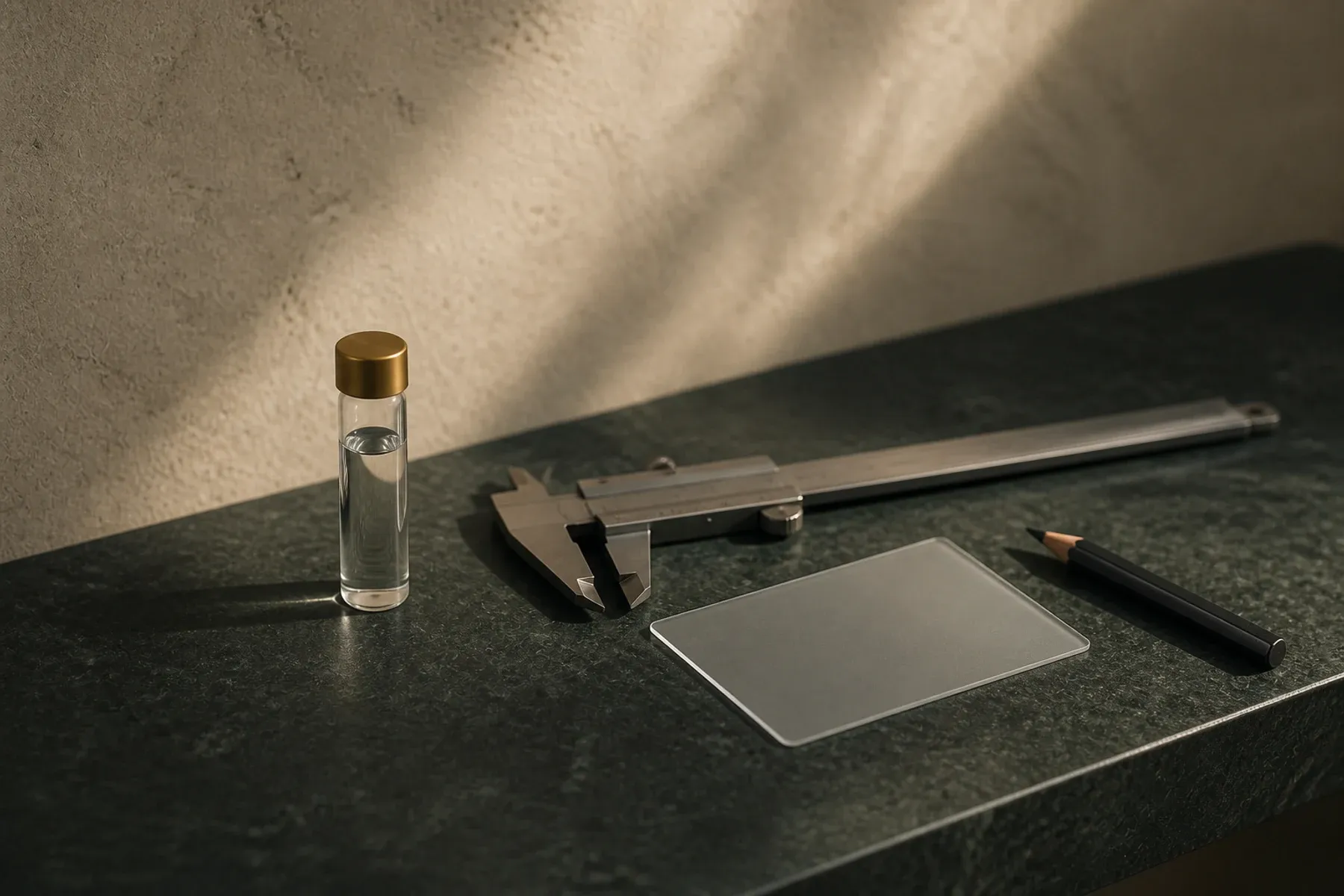 Fat Dissolver treatment materials arranged in Sonder's restrained ivory and forest-green visual style.